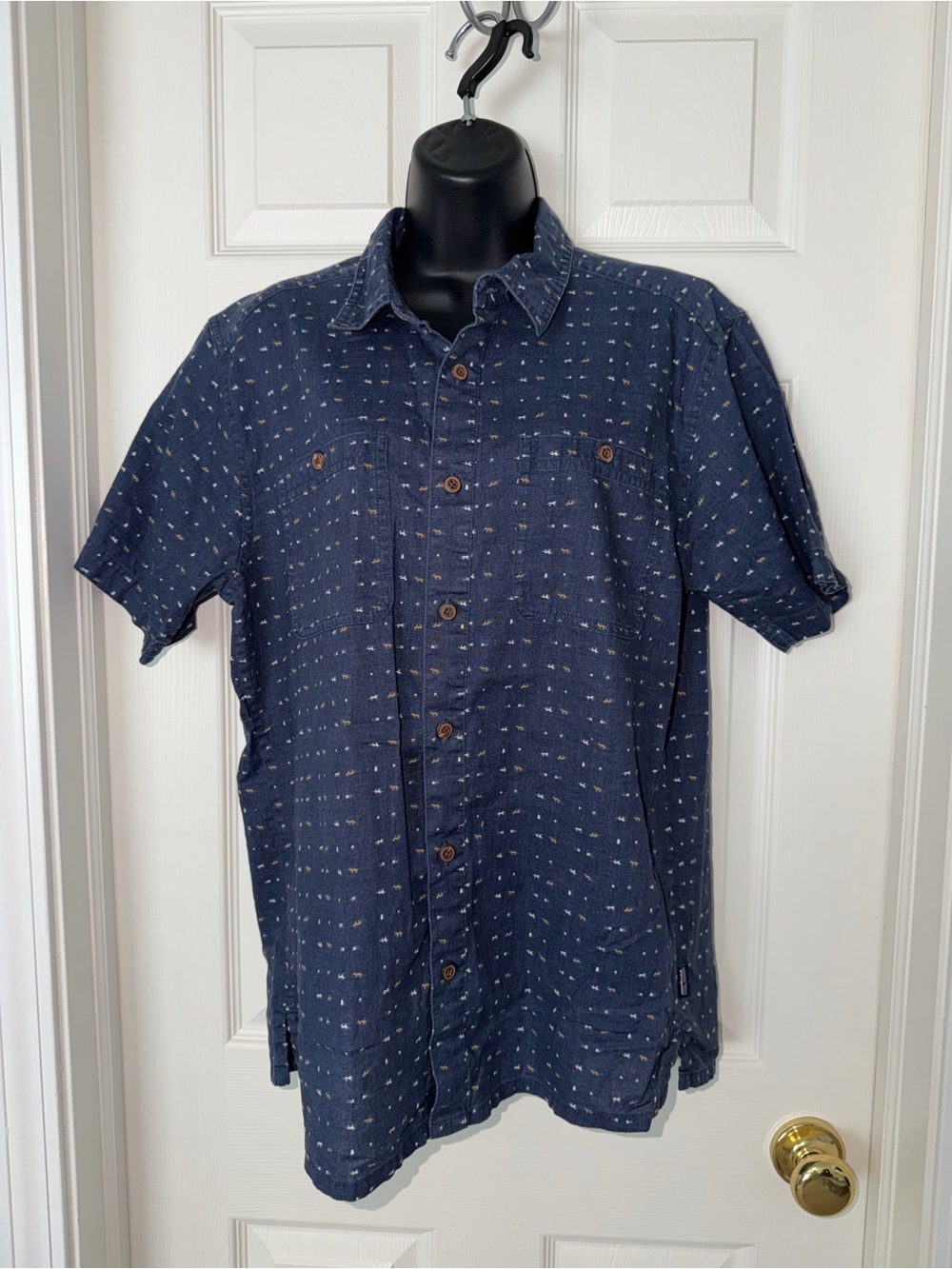 Patagonia Back Step Men's Button Down Shirt Hemp/Organic Cotton